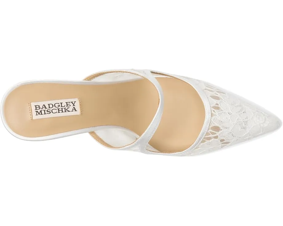 Туфли Oaklyn от Badgley Mischka на шпильке с острым носком и кружевными деталями