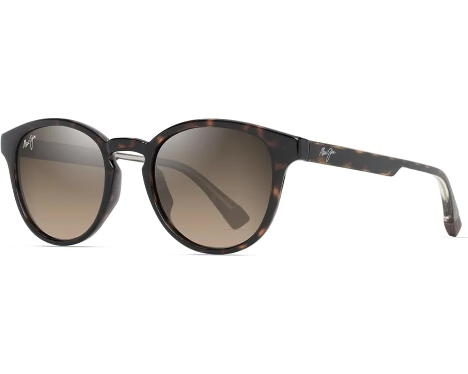 Maui Jim Hiehie солнцезащитные очки в круглой оправе с зеркальными линзами