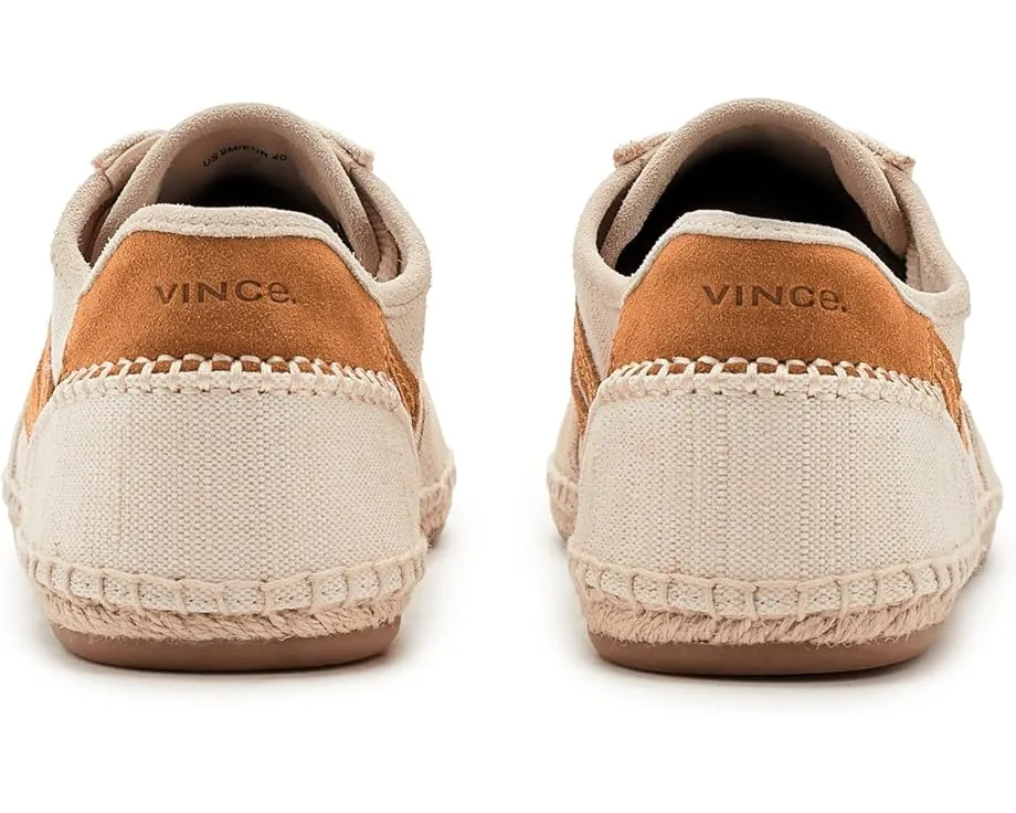 Кроссовки Vince Oasis Espadrille II Lace-Up с льняной отделкой