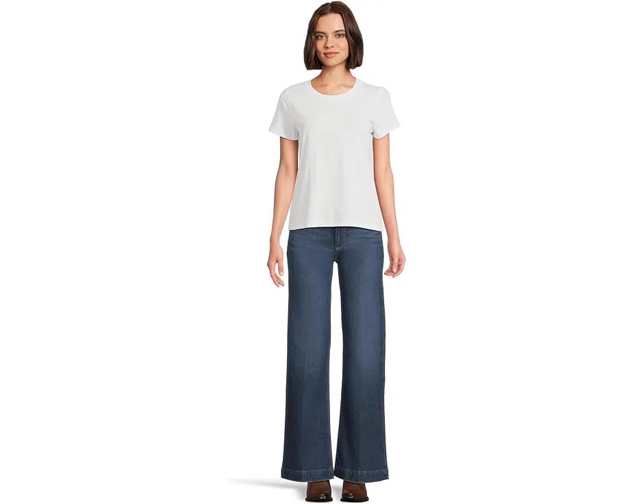 Paige Джинсы Leenah 32 дюйма (81.28 см) в цвете Frevo с винтажным кроем