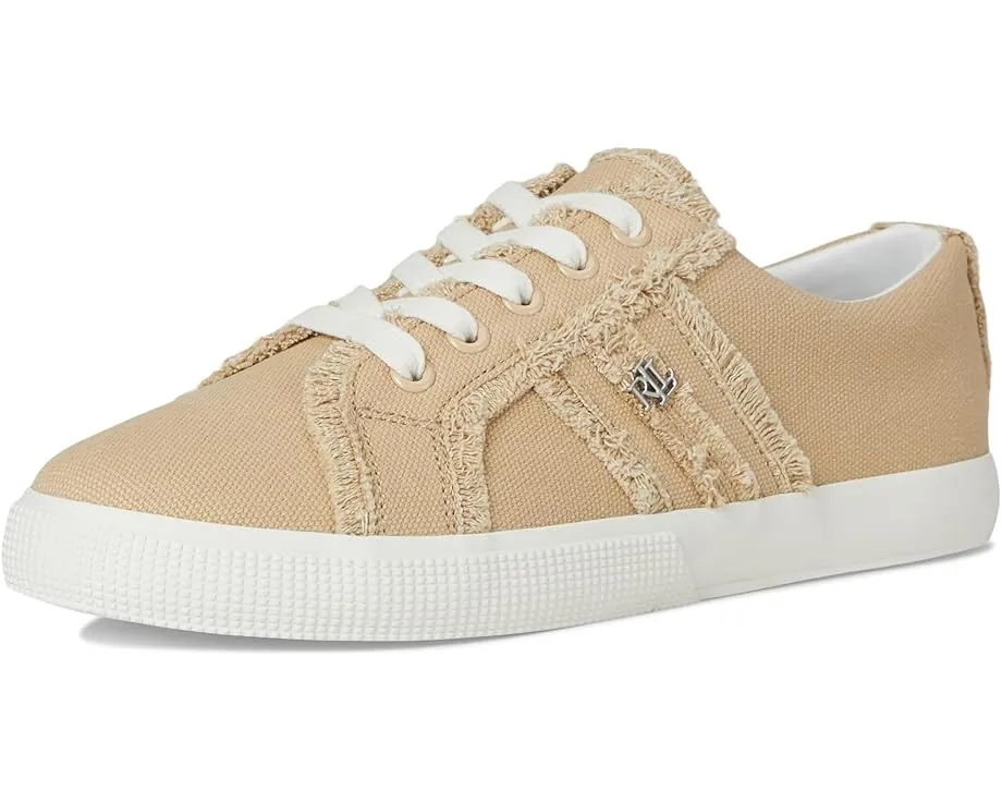 Кроссовки Lauren Ralph Lauren Janson Frayed Canvas с потертым кантом и амортизирующей стелькой