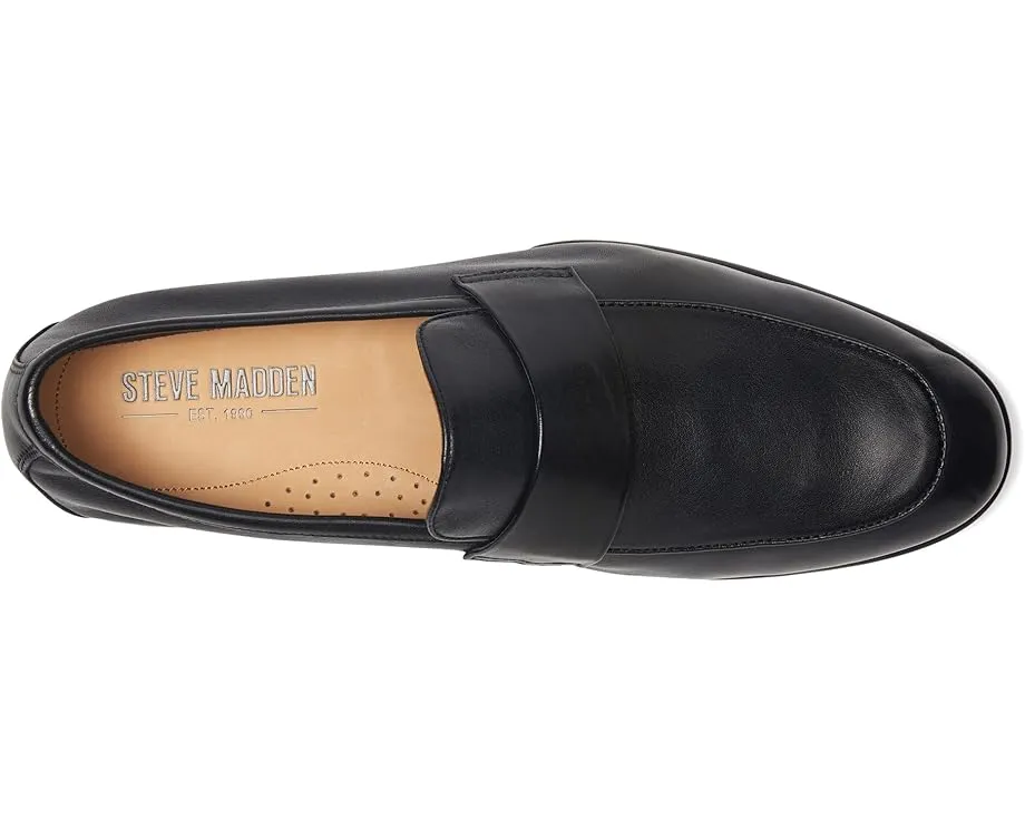 Пенни лоферы Steve Madden Belleaire из кожи с квадратным каблуком