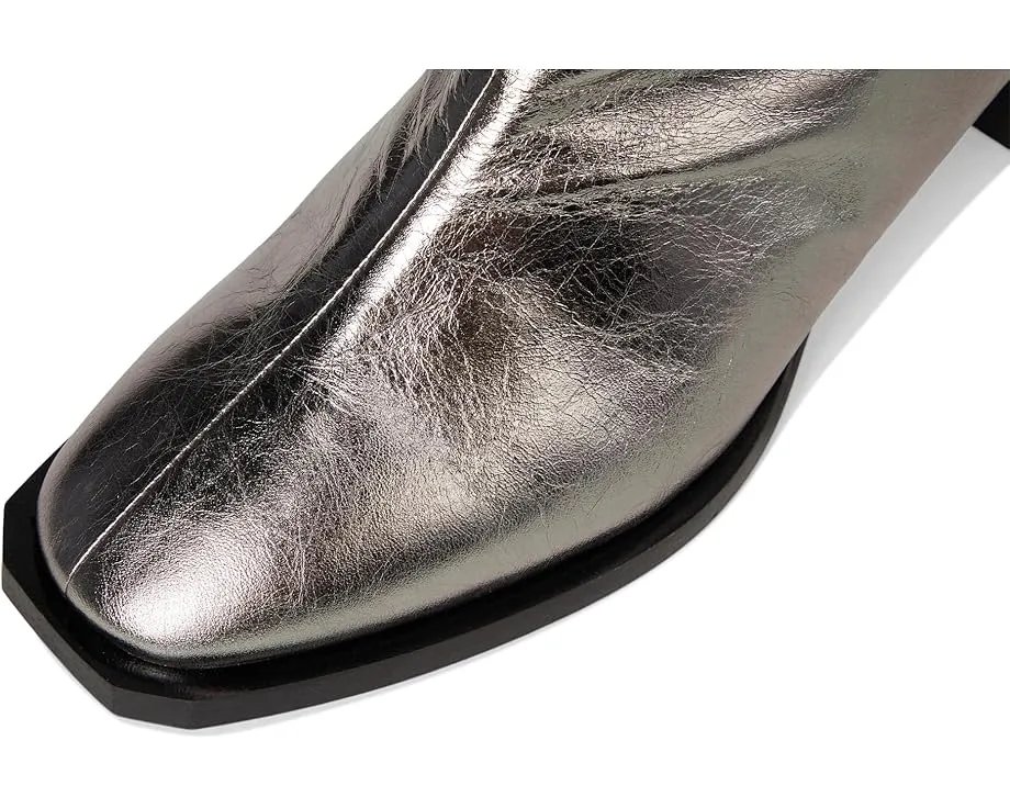 Металлические ботильоны AllSaints Avril с квадратным носком и молнией