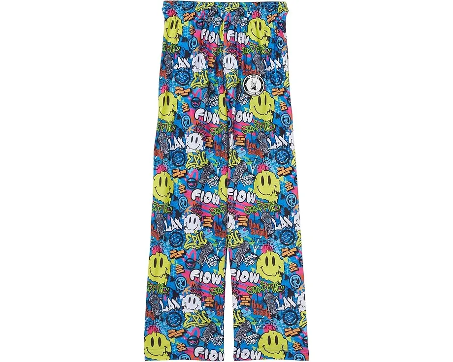 Лонгсливы FLOW SOCIETY с граффити для лакросса и эластичным поясом