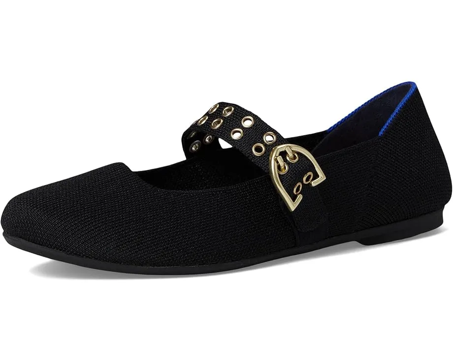 Туфли Rothy's The Ballet Mary Jane с округлым носком и регулируемым ремешком