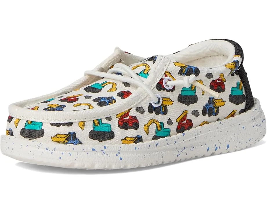 Детские кеды Hey Dude Wally Trucks для малышей с память формы и верхом из хлопка