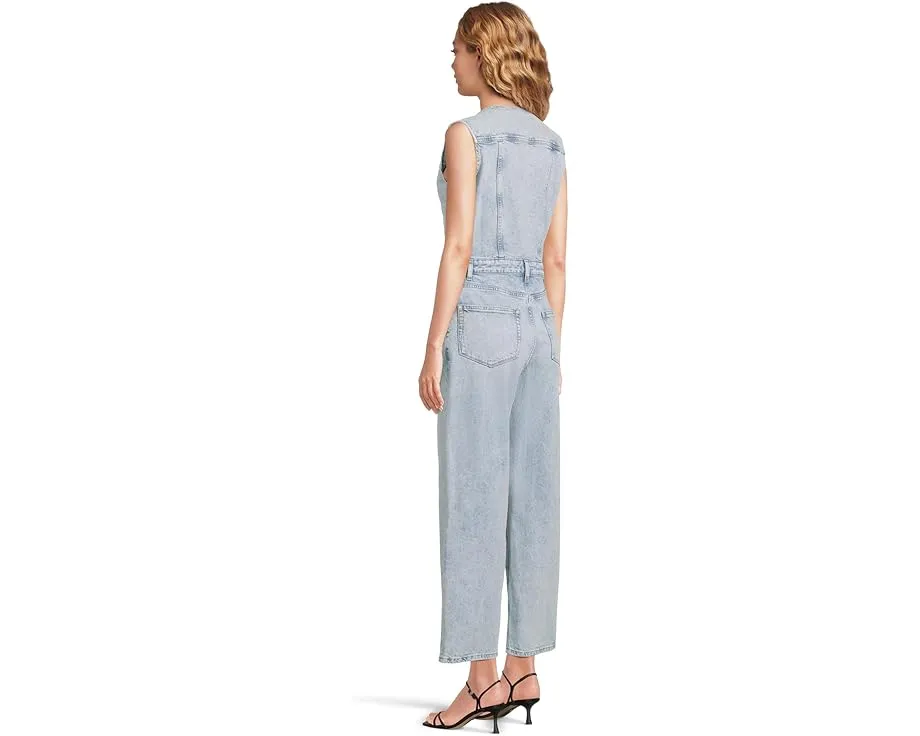 Комбинезон Paige Cirie из денима с прямыми брюками и без рукавов