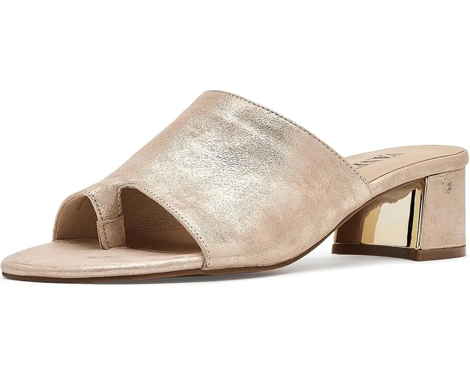 Босоножки Cruz с ремешком из металлизированной кожи и устойчивым каблуком Vaneli