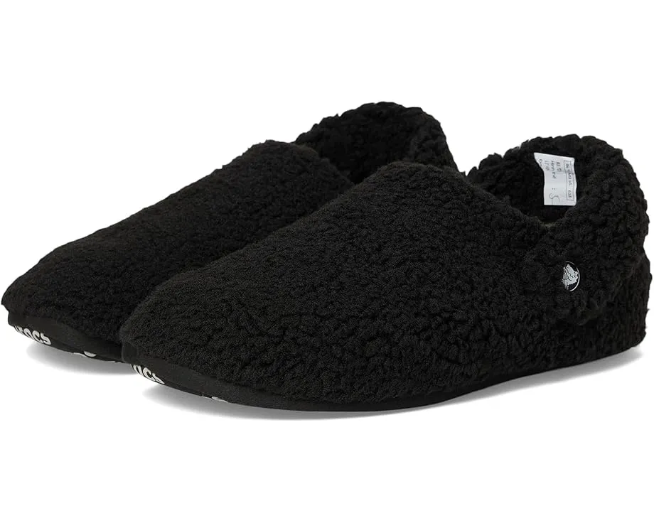 Классические тапочки Crocs Cozzzy с искусственным мехом и противоскользящей подошвой