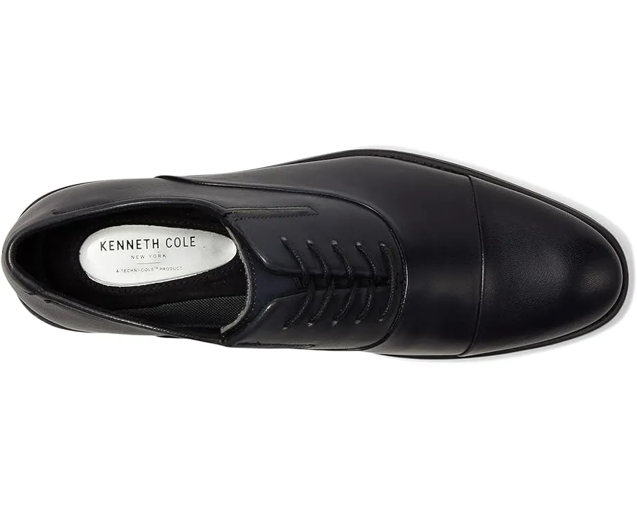 Кожаные оксфорды Tully Cap Toe с эластичной вставкой и каблуком