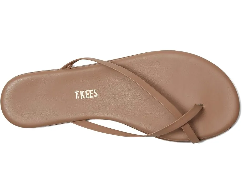 Кожаные сандалии-вьетнамки TKEES Riley с мягкой стелькой