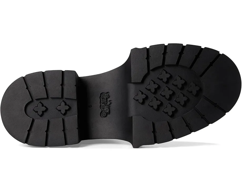 Туфли Lyla Platform Derby от COACH на платформе с кожаным верхом и шнуровкой