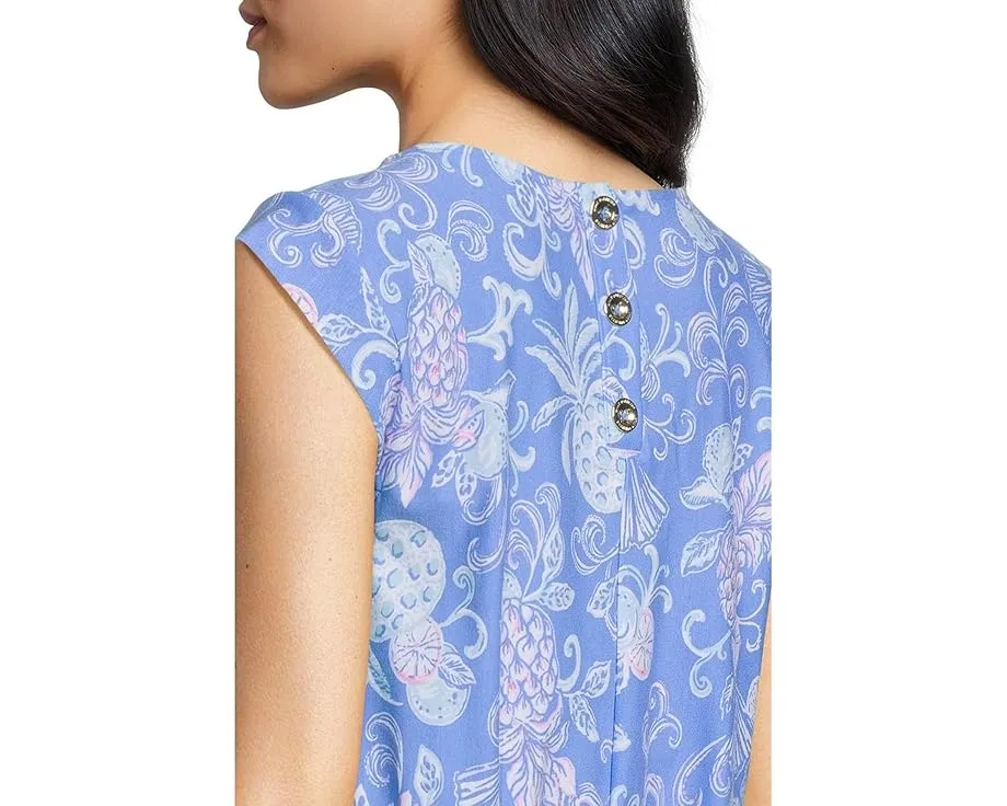 Платье Lilly Pulitzer Danville с коротким рукавом и резинкой на талии