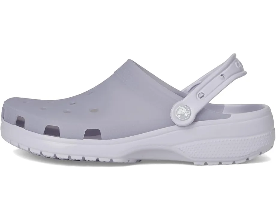 Классические сабо Crocs Classic Frosted с матовым покрытием