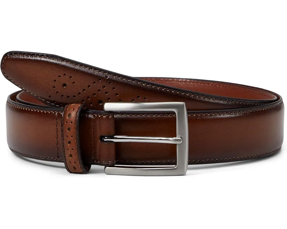 Ремень Johnston & Murphy Burnished Edge из состаренной кожи