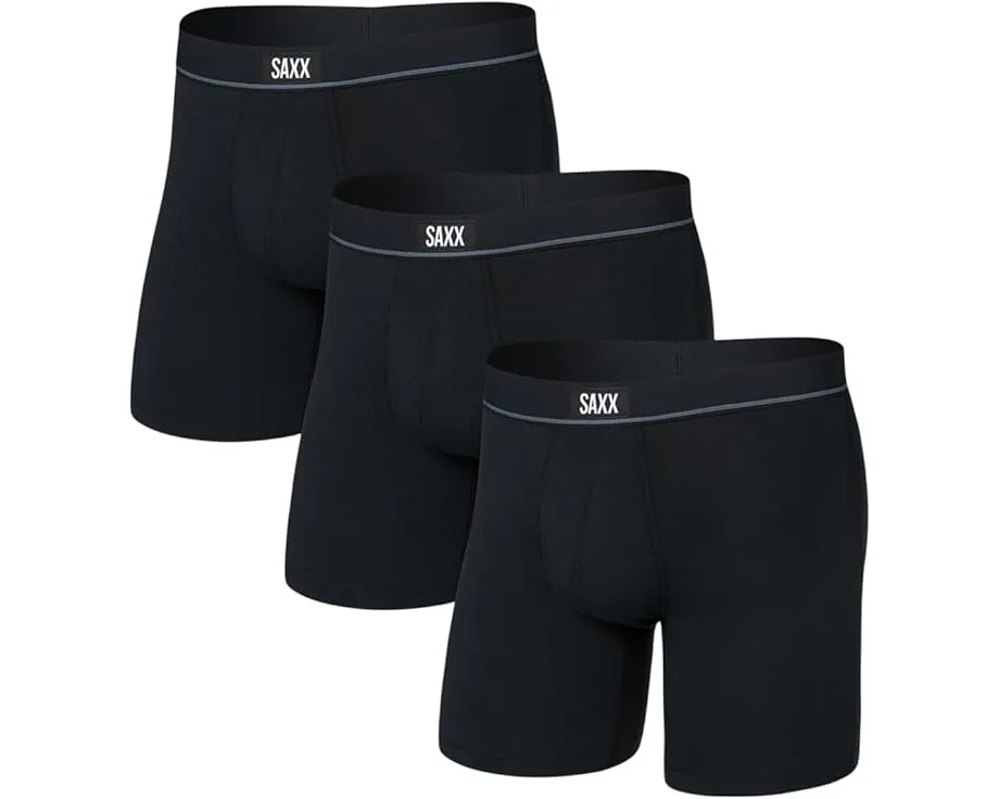 Набор из 3 боксеров SAXX Essential Cotton с технологией BallPark Pouch и защитой от запаха