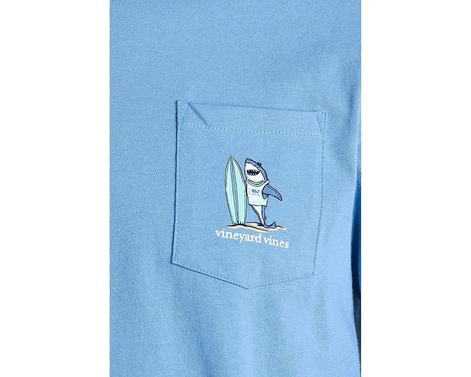 Детская футболка Vineyard Vines Kids Respect The Locals с принтом