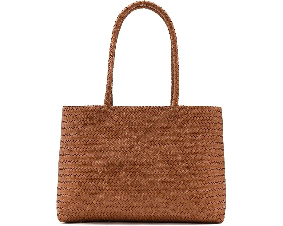 Madewell Кожаная сумка-тоут Handwoven Leather Tote с плетеным дизайном