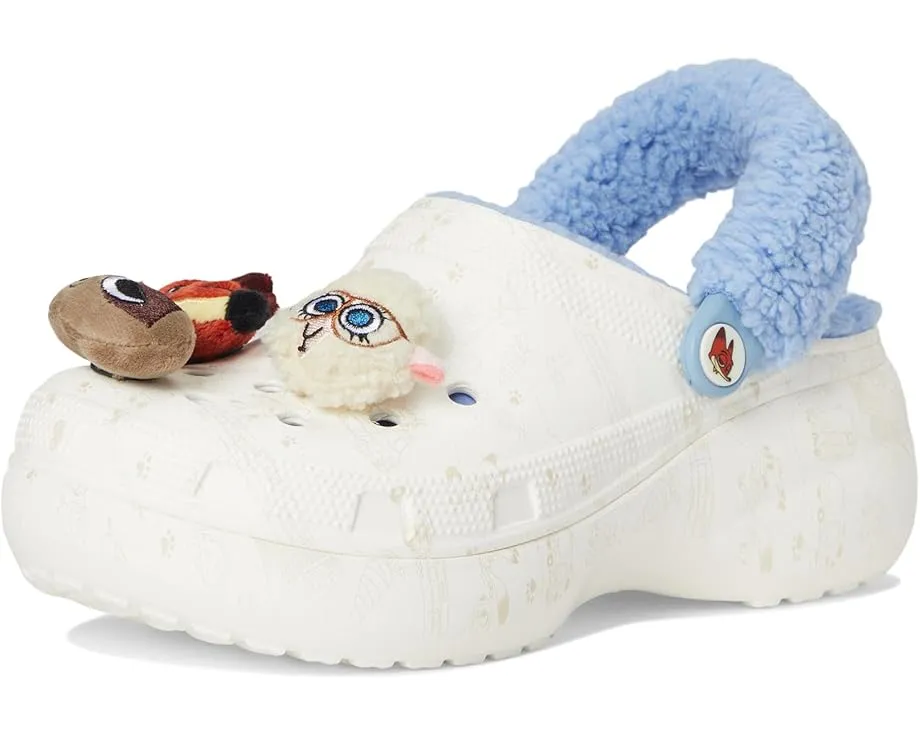 Кроксы Zootopia Classic Platform Clogs на платформе с charms от Disney