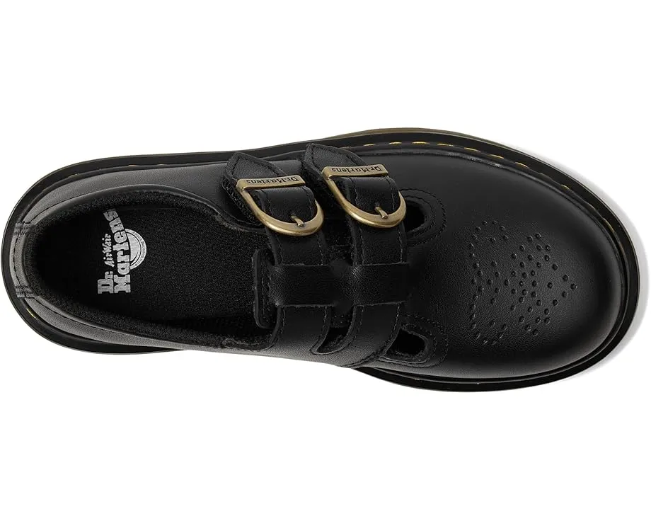 Туфли Mary Jane Dr. Martens 8065 J для детей с перфорацией и пряжками