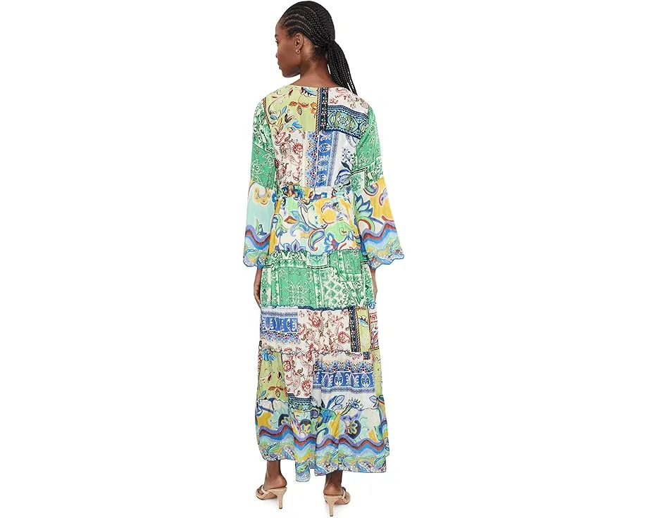 Dibble Tiered Dress - Armeria Patchwork
