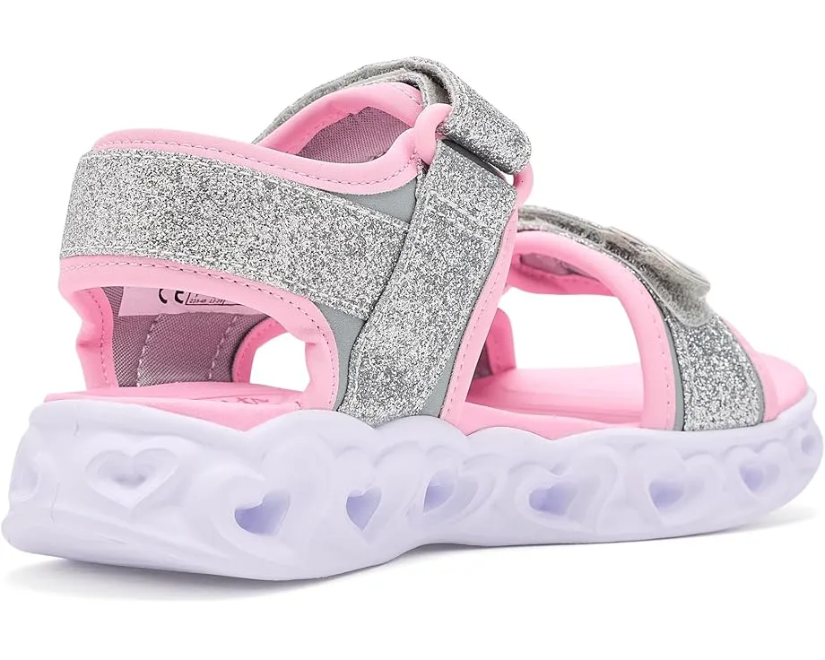 Детские сандалии SKECHERS KIDS S Lights с подсветкой в виде сердечек