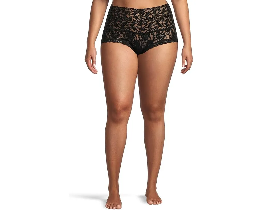 Hanky Panky шорты-бойфренды плюс сайз с кружевной резинкой