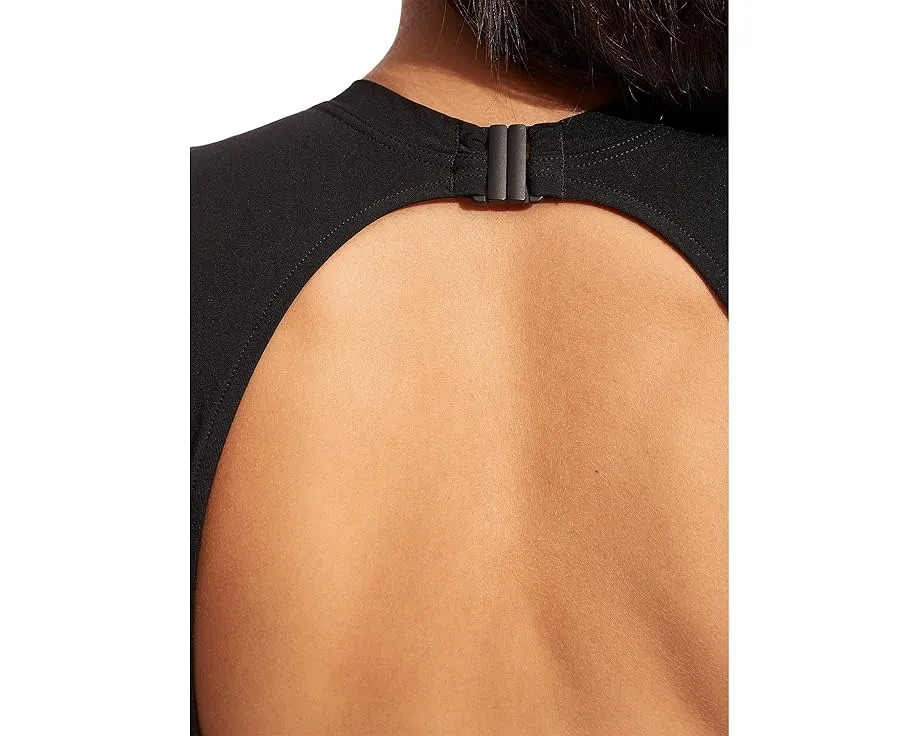 Цельный купальник Seafolly Collective с рукавами реглан и застежкой сзади