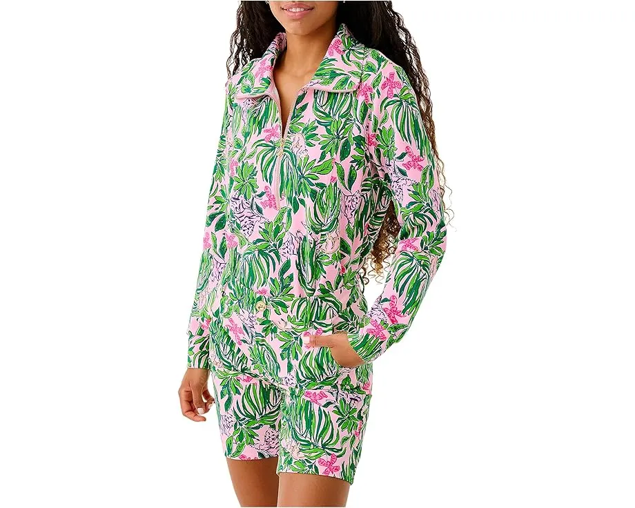 Lilly Pulitzer толстовка Eleni с защитой UPF 50+ и молнией
