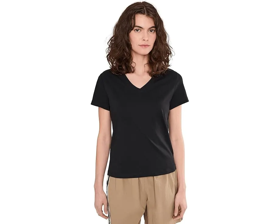 Базовая футболка PACT Organic Cotton Essential V-Neck с V-образным вырезом