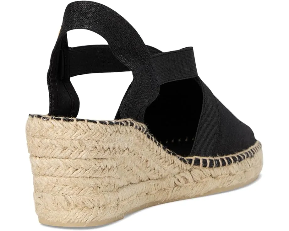 Босоножки Toni Pons Ter на платформе из льна