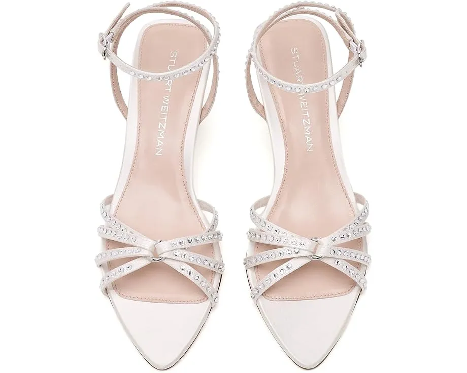 Босоножки Stuart Weitzman Carlyle Sandals 50 с кристаллами