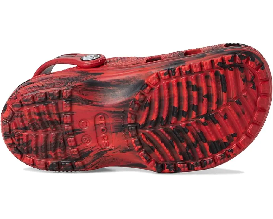 Crocs Classic Marbled Tie-Dye Clogs детские сабо в технике тай-дай