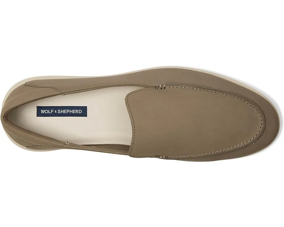 Wolf & Shepherd Coast Venetian лоферы с итальянской кожей и съемной стелькой из пены с памятью