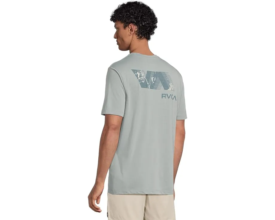Футболка RVCA Va Blur Fill с коротким рукавом для тренировок