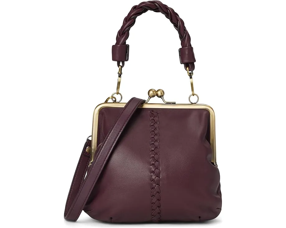 Кожаная сумка кроссбоди HOBO Alba с застежкой-кисслок