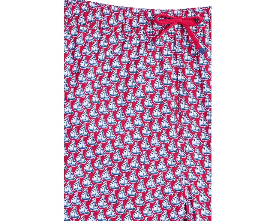 Детские плавки Printed Chappy Trunks от Vineyard Vines Kids с сетчатой подкладкой