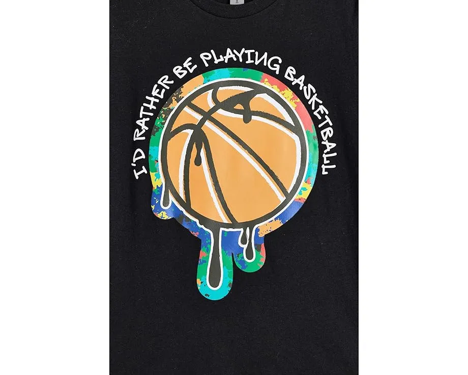 Basketball Short Sleeve T-Shirt - Graffiti (Little Kid)