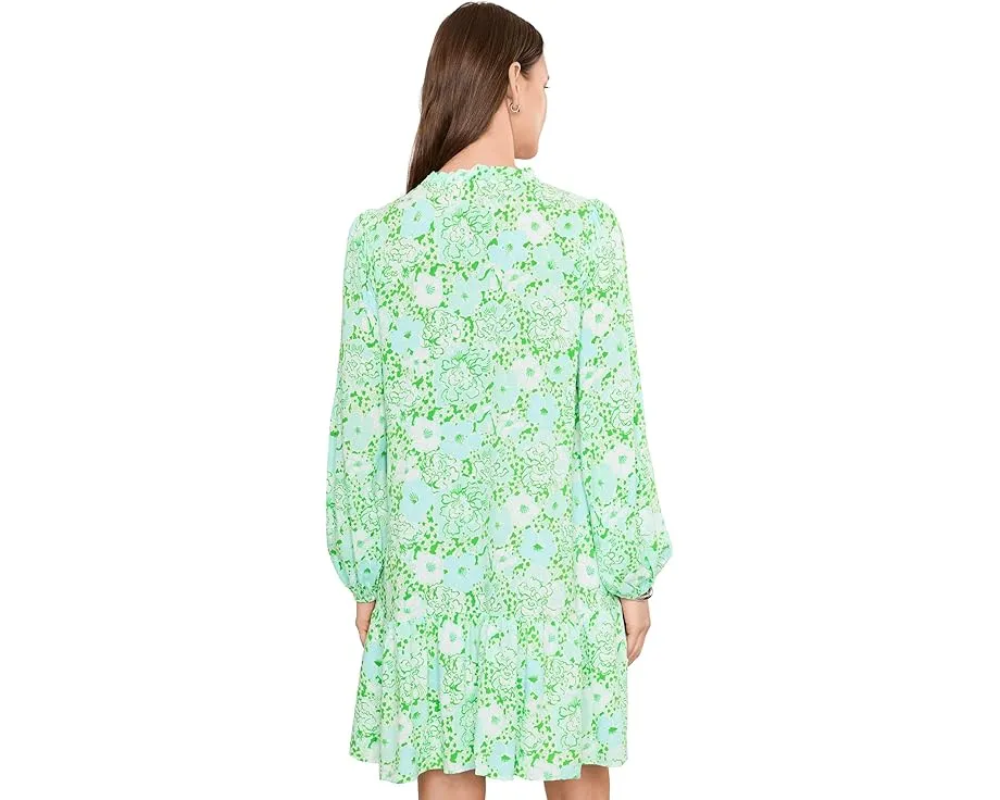 Туника Shaley Tunic Dress Lilly Pulitzer с воротником рюш и пуговицами