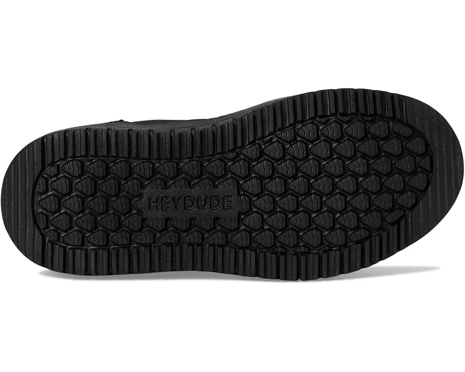 Детские ботинки Hey Dude Bradley Classic на шнурках с кожаным верхом и стелькой Memory Foam