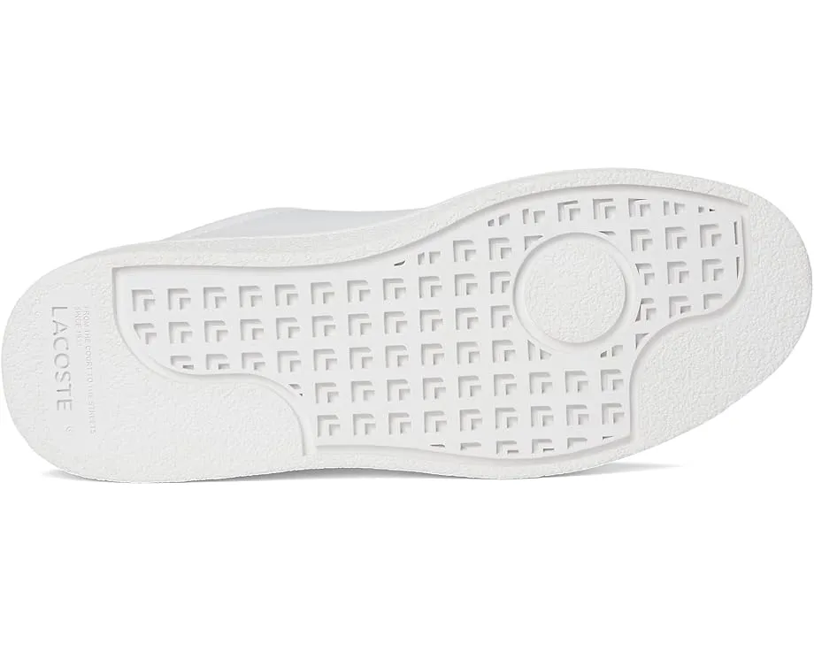 Кроссовки Lacoste Courtderby из премиальной кожи с круглым носком