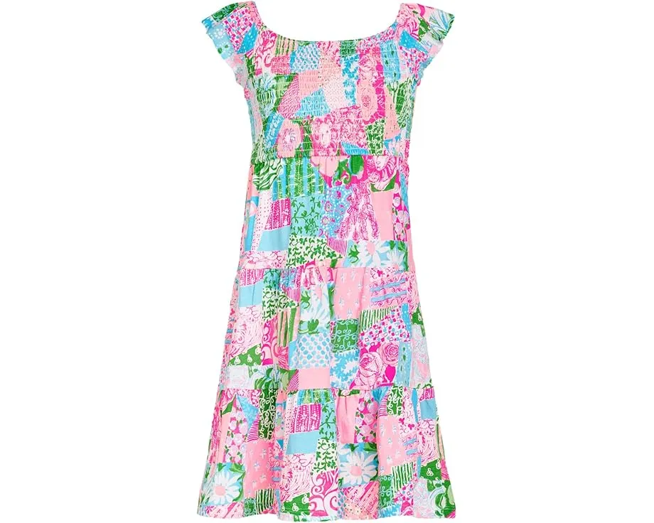 Платье миди Lilly Pulitzer Mini Jilly для девочек с цветочным принтом
