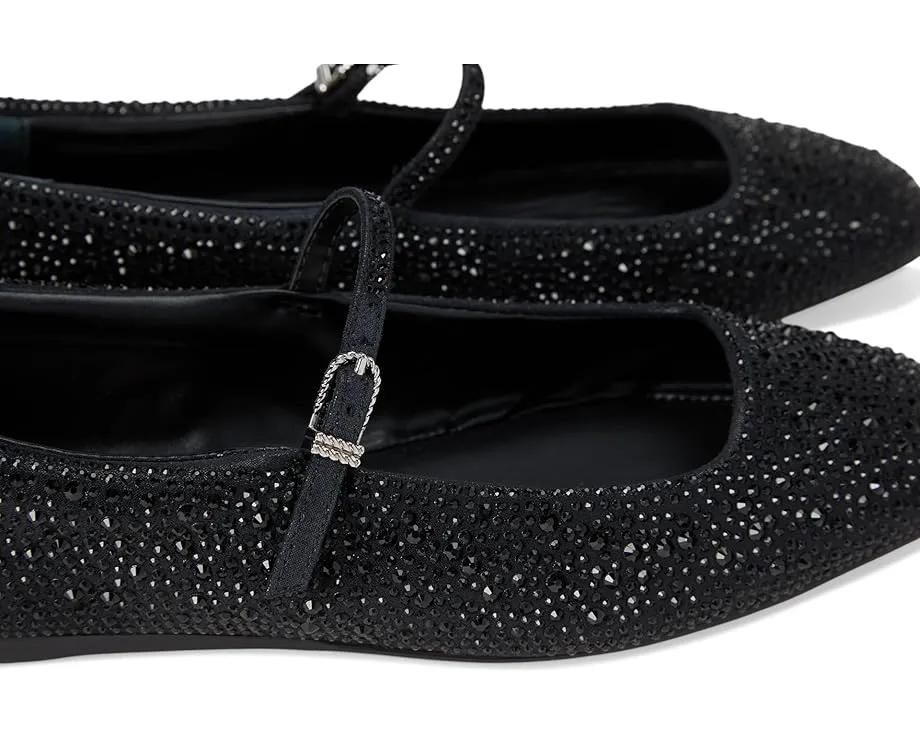 Балетки Reyes Crystal с квадратным носком и стразами