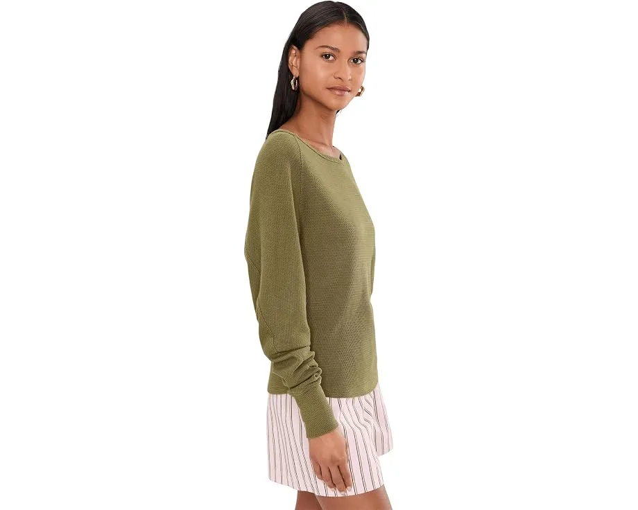 Free People Длинный рукав Jess из термоткани с лодочкой
