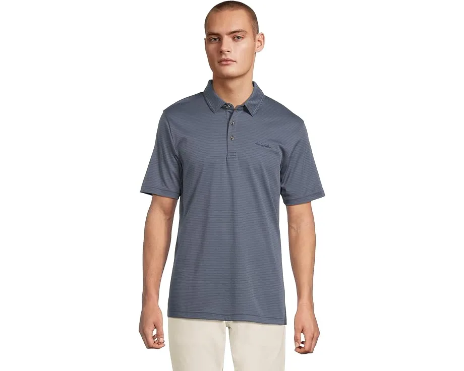 Поло TravisMathew The Zinna 2.0 с вышитым логотипом из хлопка