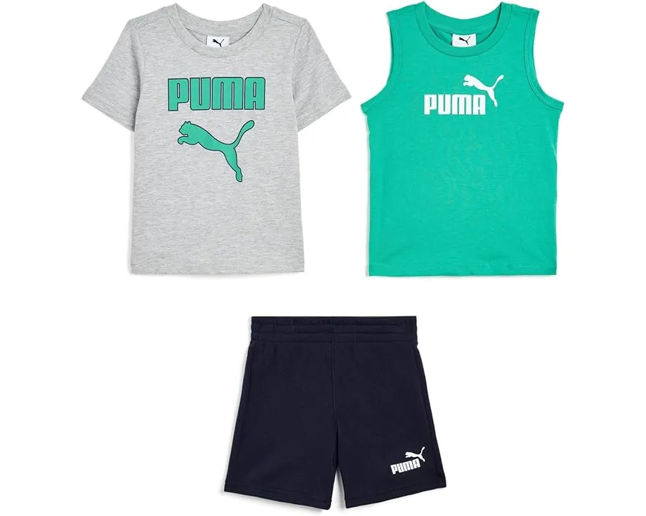 Детский набор футболка майка и шорты Puma из 3 предметов