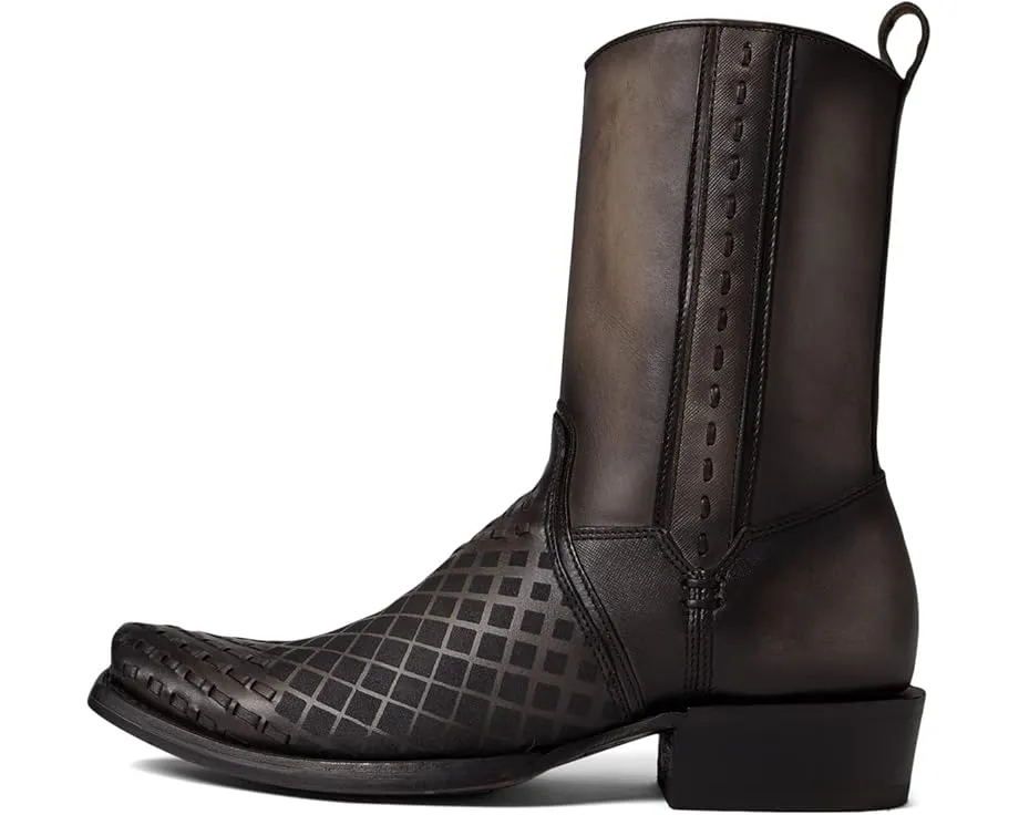 Ботинки Cuadra CU498 из кожи с круглым носком и квадратным каблуком