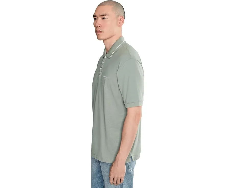 Поло Armani Exchange из хлопкового джерси с эластаном