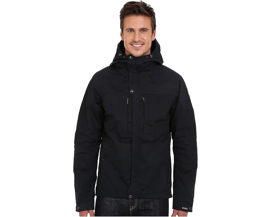 Куртка Fjällräven Skogsö из ткани G-1000 с капюшоном и кожаными деталями