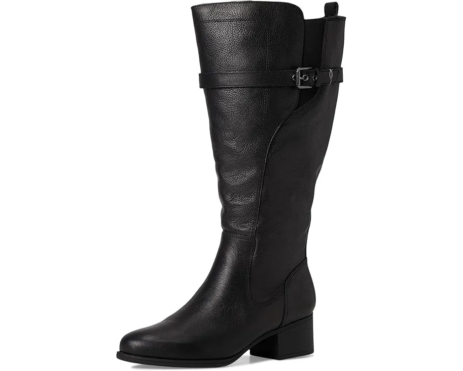 Высокие сапоги Naturalizer Kenna Extra Wide Calf до колена с ремнем и пряжкой